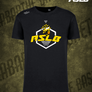 T-shirt-coton-Bio-noir-ASLB-2024