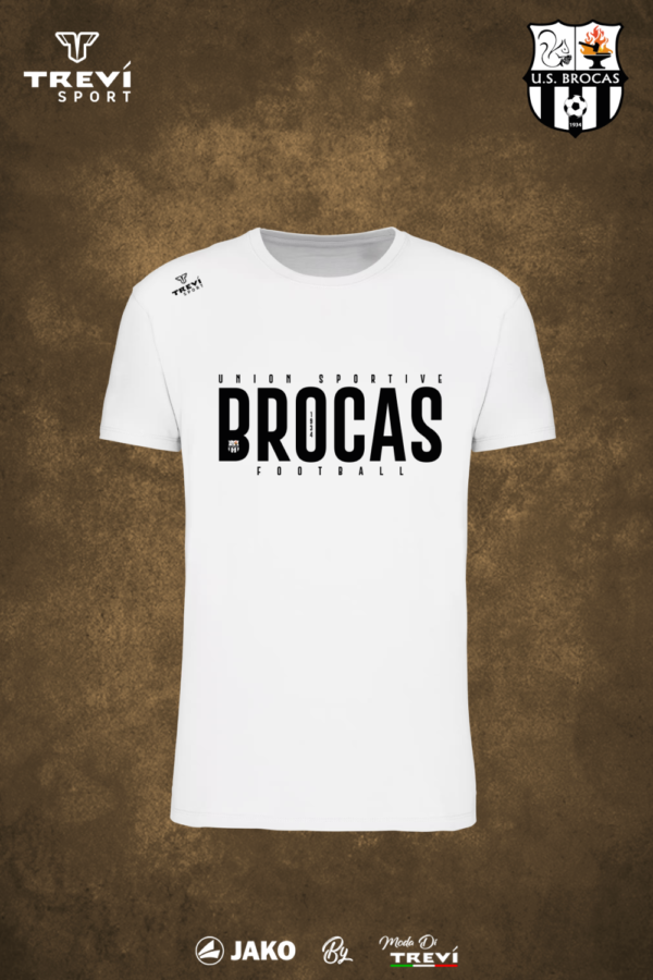 Tshirt-coton-Blanc-US-BROCAS