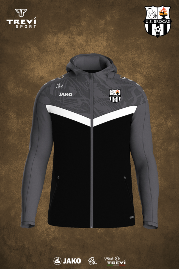 Veste-capuche-Iconic-noire-US-Brocas