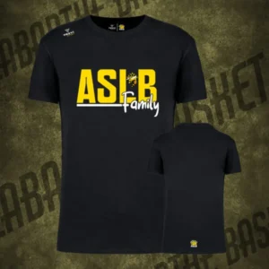 T-shirt coton noir ASLB 25/26