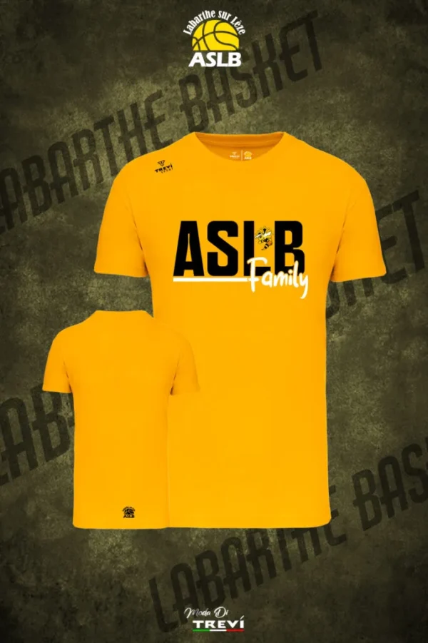 T-shirt coton jaune ASLB 25/26