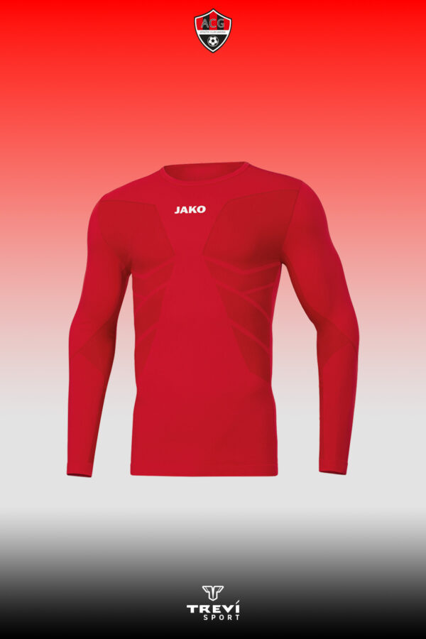 Maillot Comfort 2.0 ML Rouge ACG - 25/26