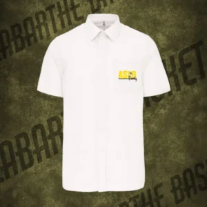 Chemise polycoton blanche ASLB 25/26