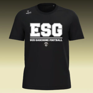 T-shirt Coton noir ESS - 25/26