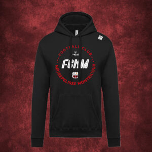 Sweat à capuche Noir FCNM - 25/26