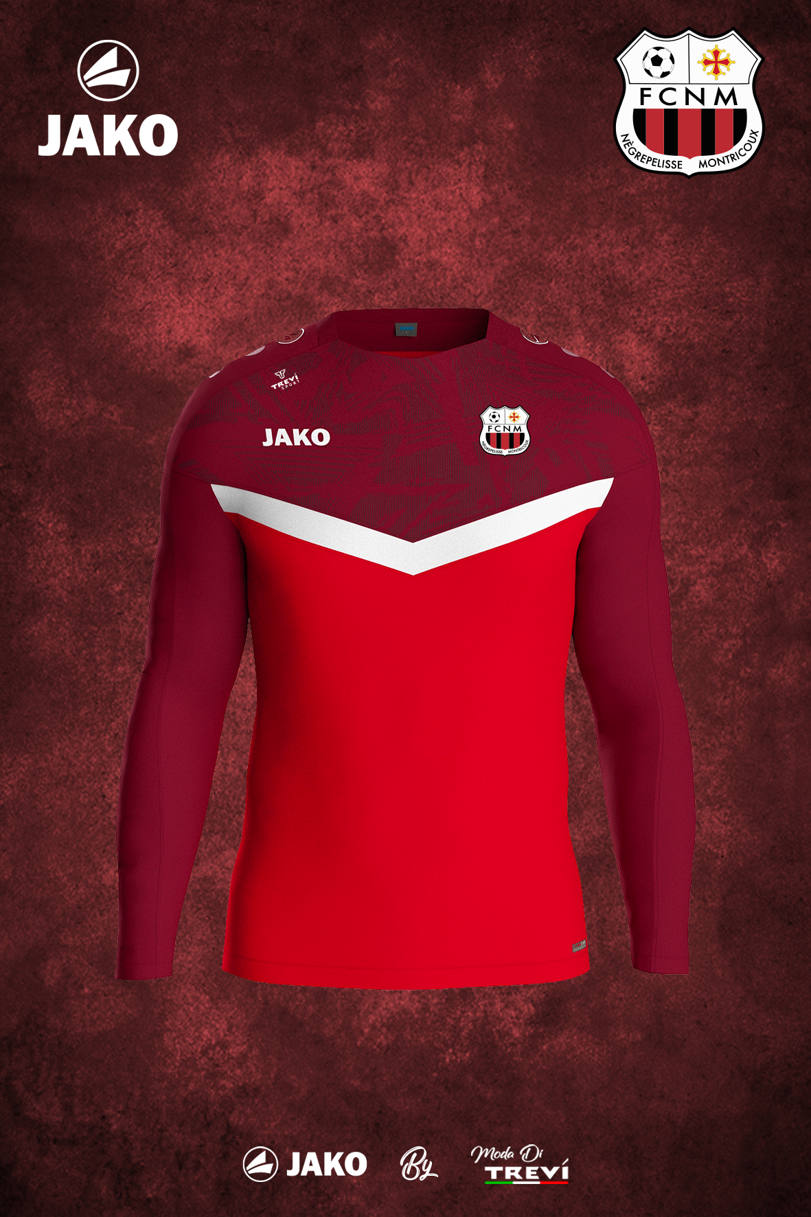 Sweat Iconic Rouge FCNM - 25/26