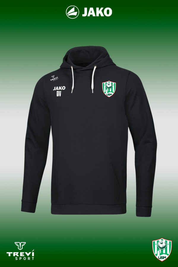 Sweat capuche BASE Noir Mas azil - 25/26