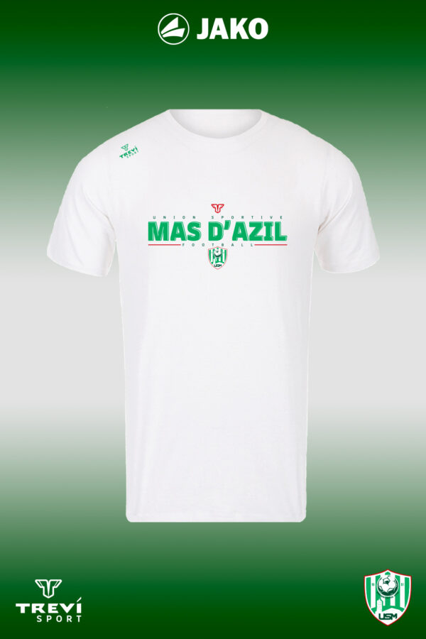 Tshirt coton bio Blanc Mas azil - 25/26