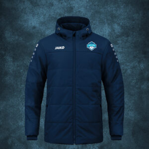Parka capuche Jako Team Royal ou Marine - FC RISCLOIS - L