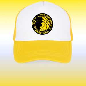 Casquette Trucker Jaune/Blanc CCBB