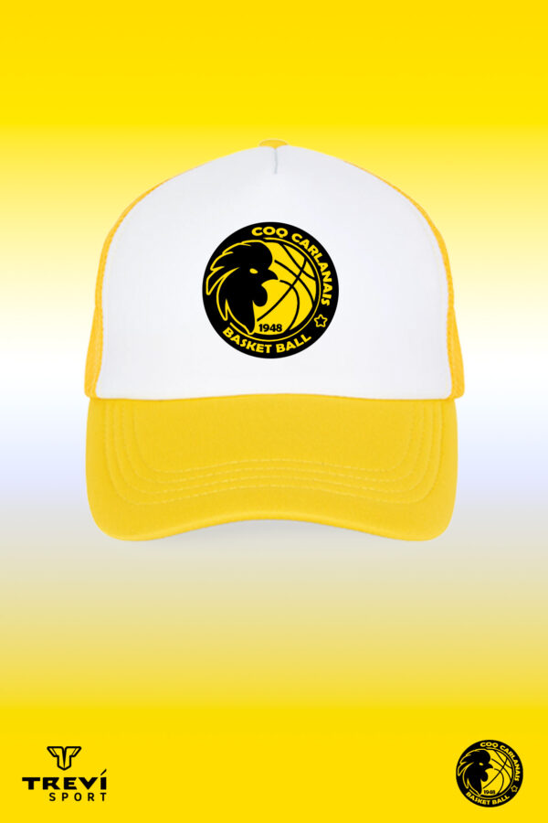 Casquette Trucker Jaune/Blanc CCBB