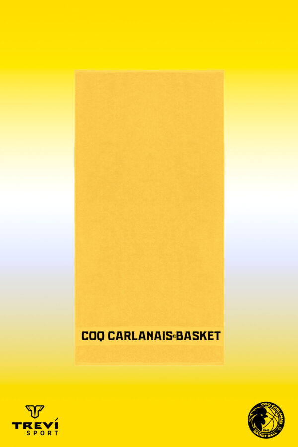 Serviette coton 50x100cm Jaune CCBB