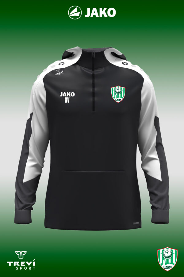 Sweat capuche Dynamic Noir Mas Azil - 25/26