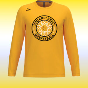 Tshirt manches longues coton Jaune CCBB -25/26