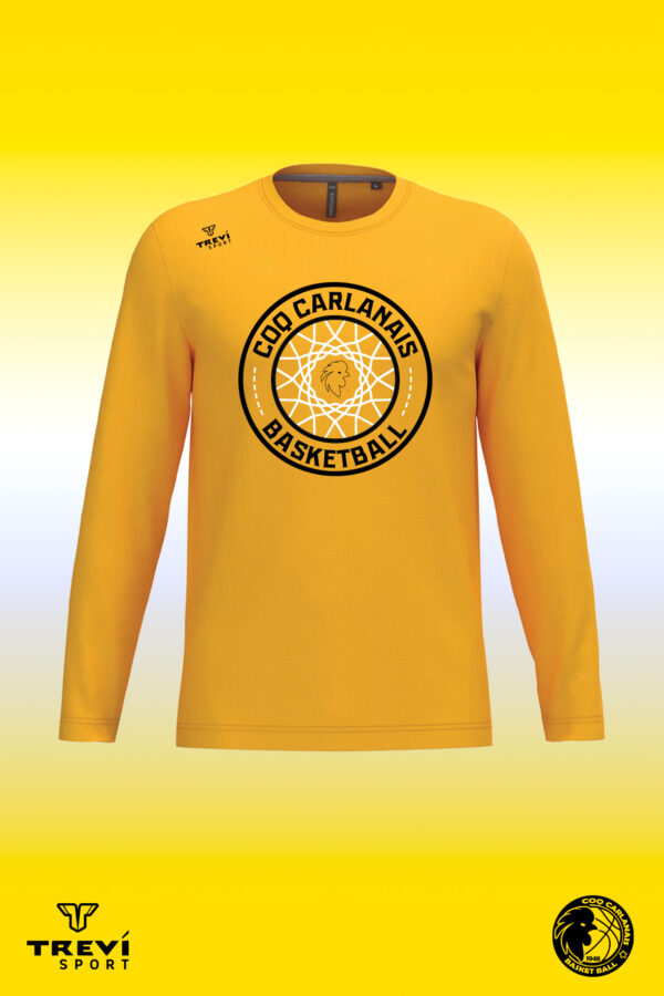 Tshirt manches longues coton Jaune CCBB -25/26