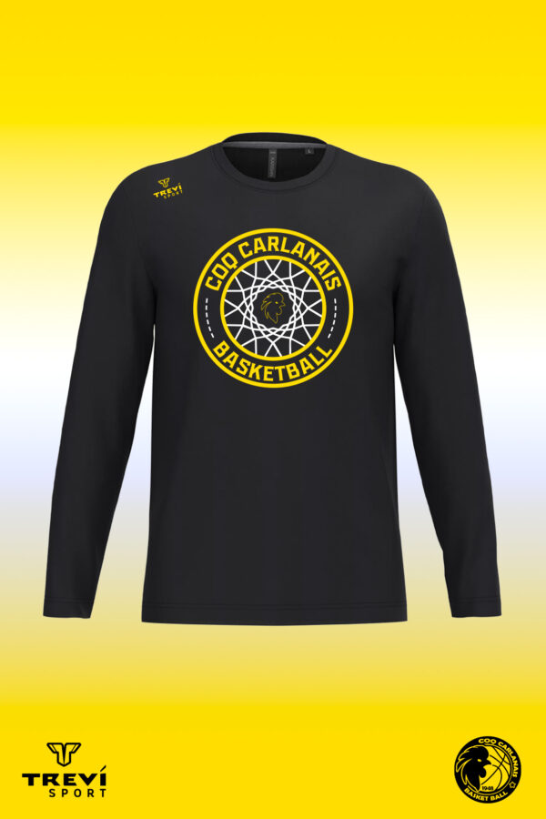 Tshirt manches longues coton Noir CCBB -25/26