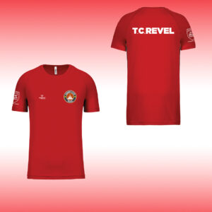 Tshirt polyester Rouge TC - SANS PERSONNALISATION - 25/26