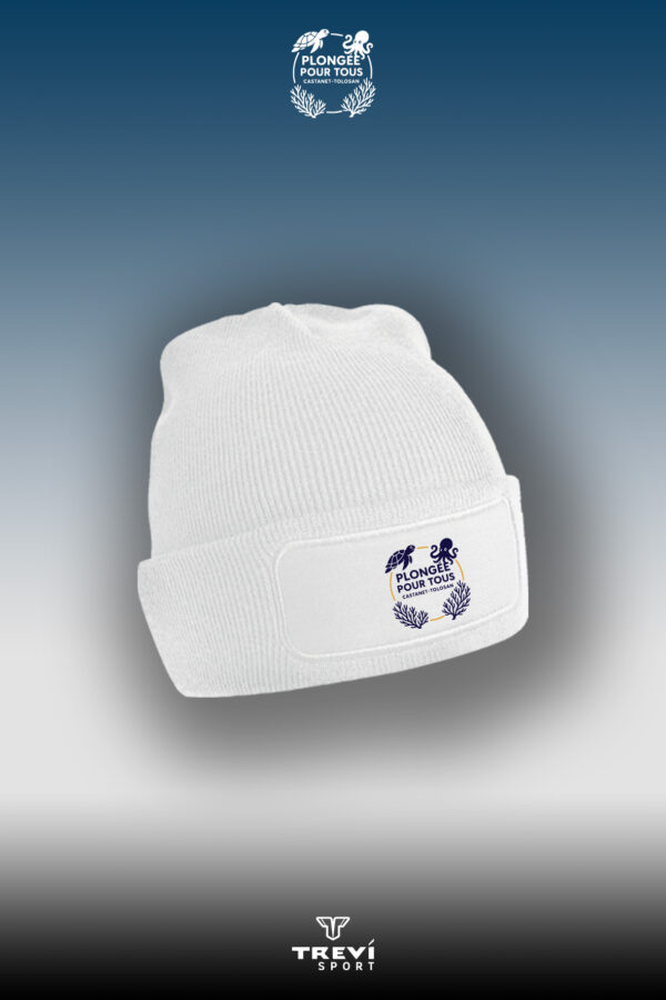 Bonnet à patch Blanc PPT - 25/26