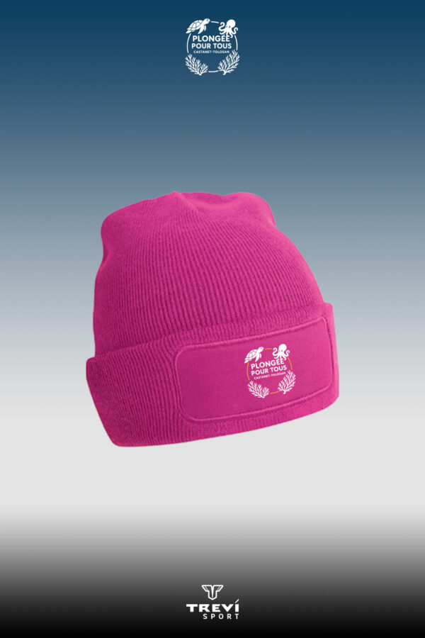 Bonnet à patch Rose PPT - 25/26