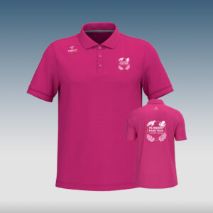 Polo piqué manches courtes Rose PPT - 25/26