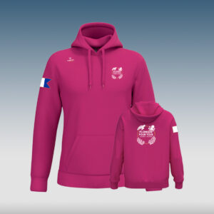 Sweat-shirt capuche Rose PPT - 25/26