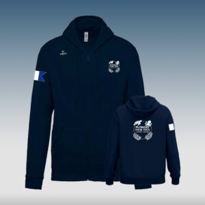 Sweat-shirt zippé capuche Marine PPT - 25/26