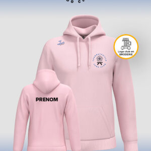Sweat coton capuche brodé JCT - 25/26