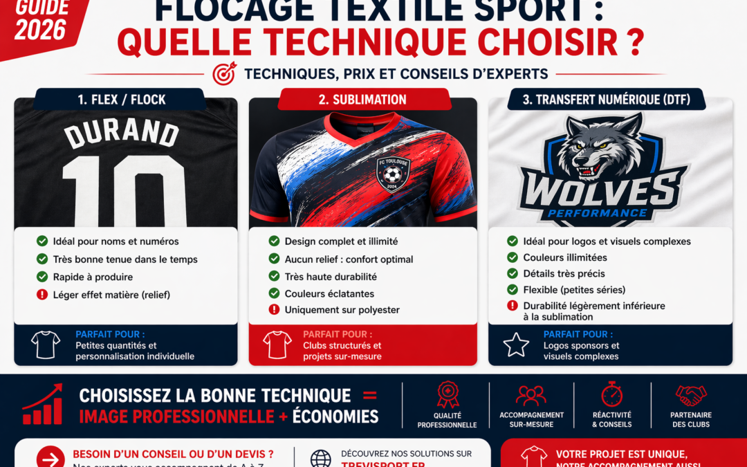 Flocage textile sport : techniques, prix et conseils pour bien choisir