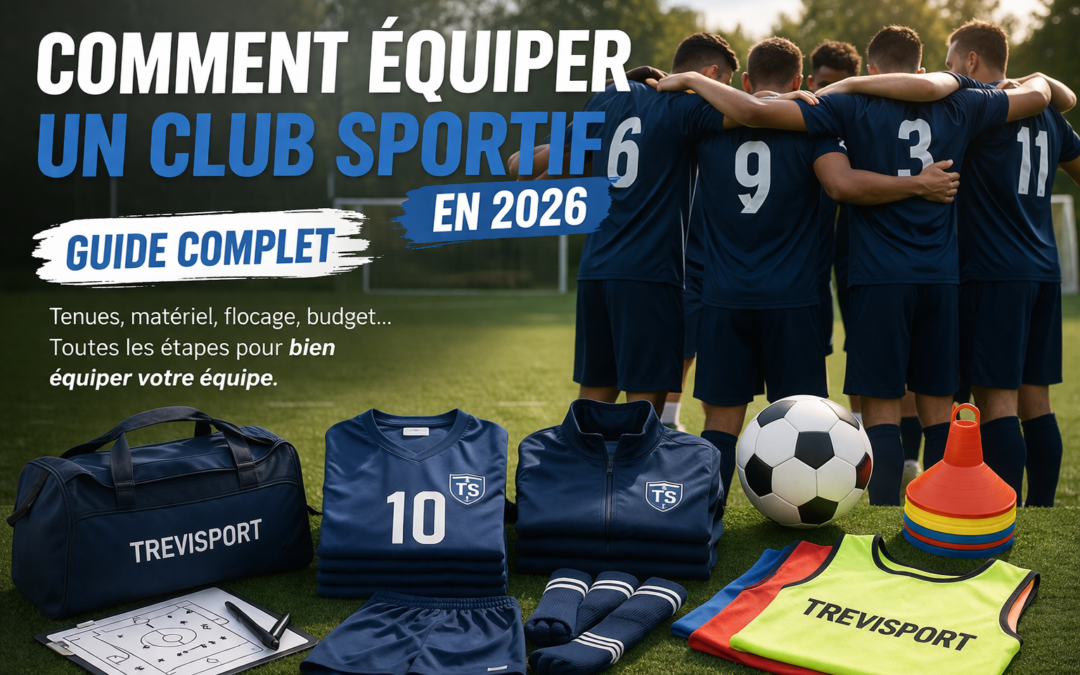 Comment équiper un club sportif en 2026 (guide complet)