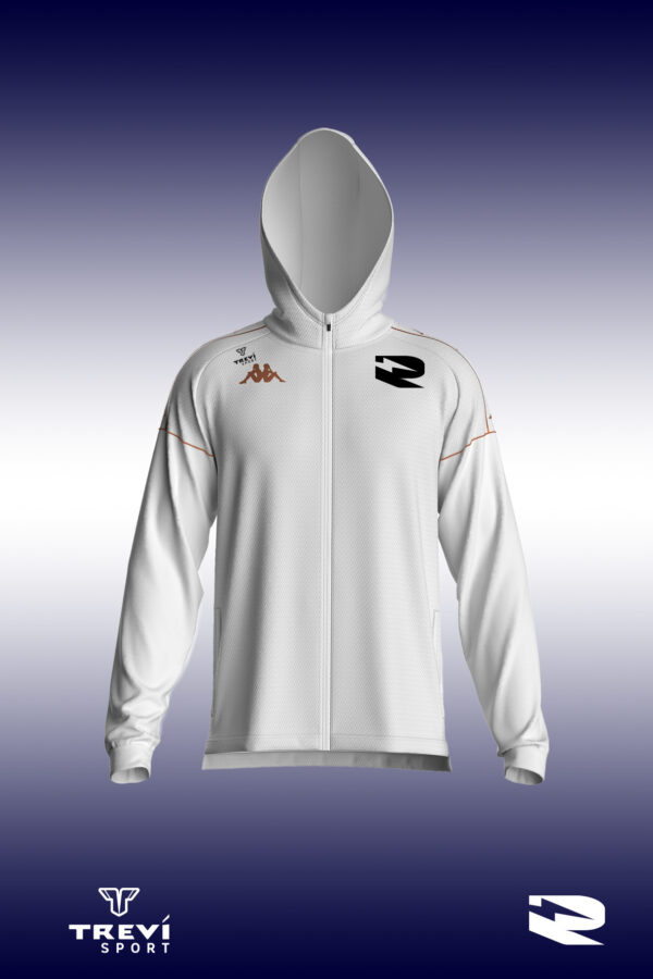 Veste capuche Mevolo Blanc Revolin 25-26