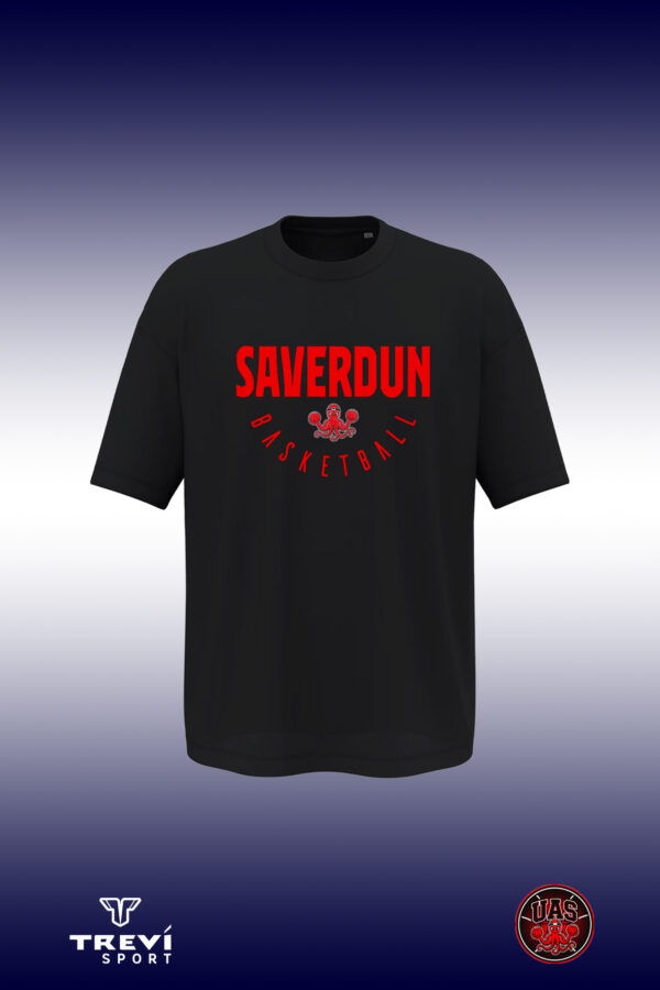 T-shrit oversize noir  - UAS BASKET