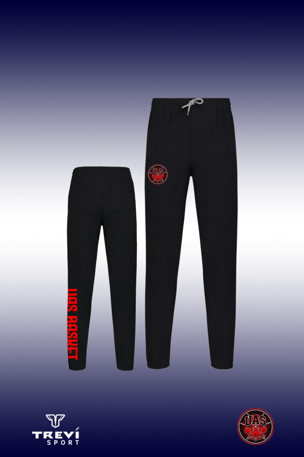 Pantalon coton fin noir - UAS BASKET