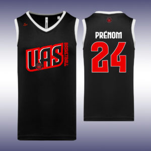 Maillot de basket Noir - UAS BASKET