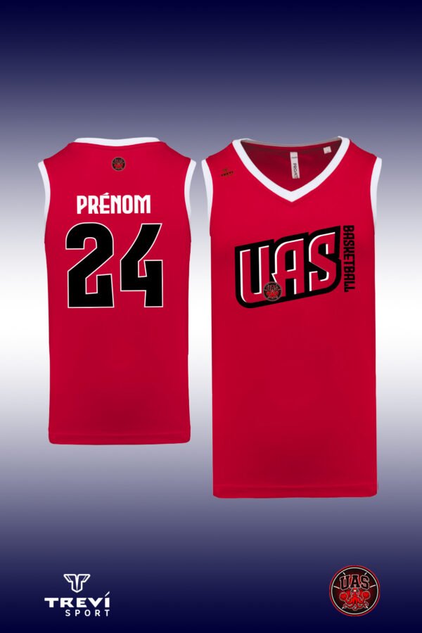 Maillot de basket Rouge - UAS BASKET