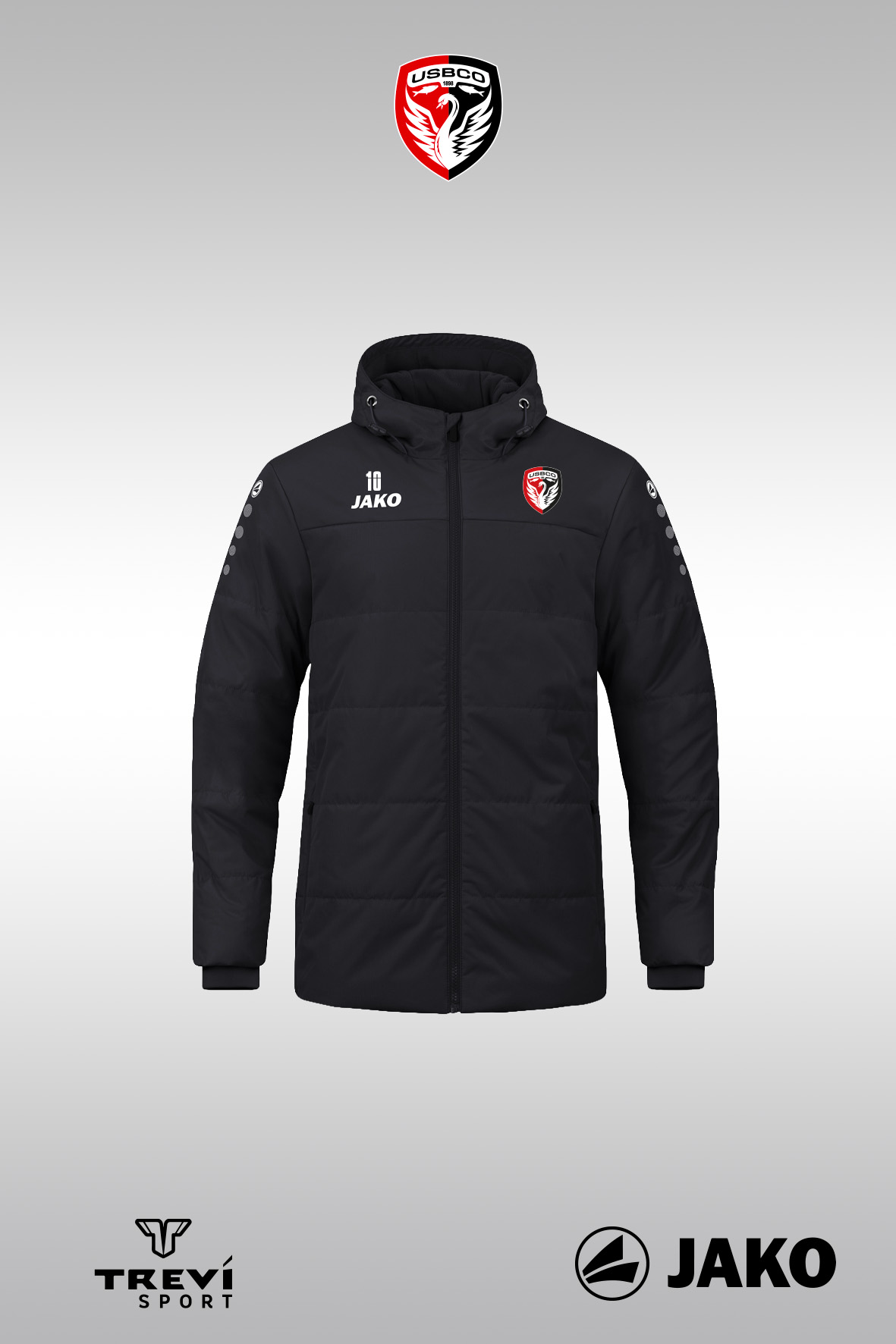 Veste coach Team avec capuche - USBCO 26/27