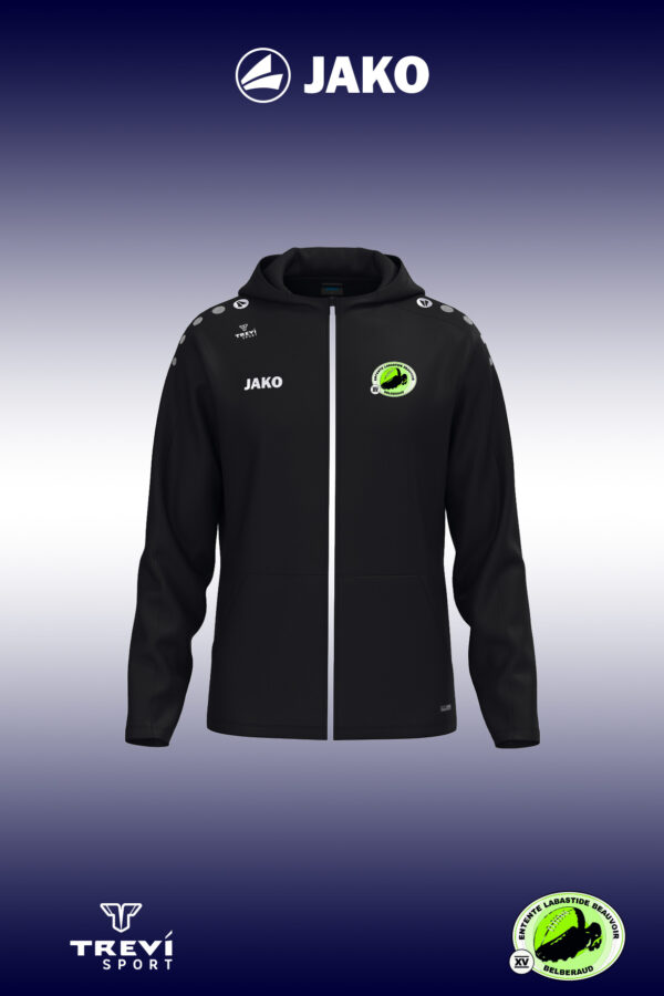 Veste à capuche Light One Noire ELBB - 26/27