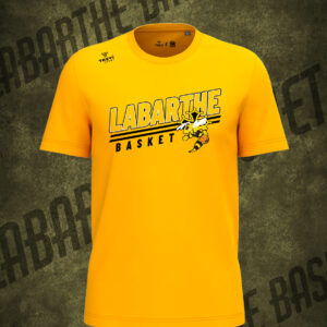 Tshirt coton bio Jaune ASLB - 26/27