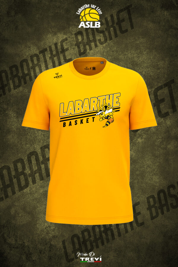 Tshirt coton bio Jaune ASLB - 26/27