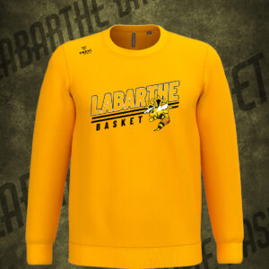 Sweat col rond Jaune ASLB - 26/27