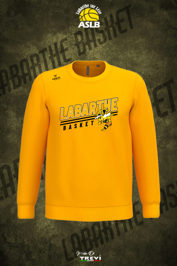 Sweat col rond Jaune ASLB - 26/27