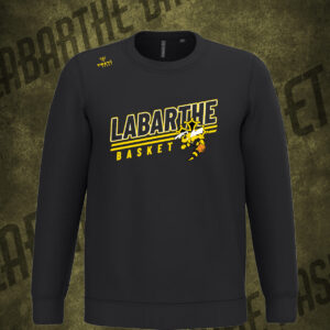 Sweat col rond Noir ASLB - 26/27
