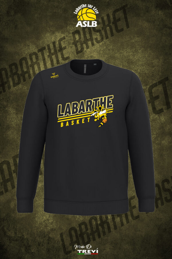 Sweat col rond Noir ASLB - 26/27