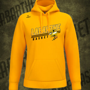 Sweat capuche coton Jaune ASLB - 26/27
