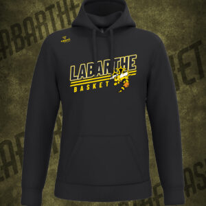 Sweat capuche coton Noir ASLB - 26/27